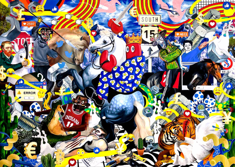 Philip Colbert in group show at Unit London