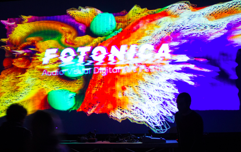 Domenico Barra at Errore Digitale, Fotonica Festival 2018