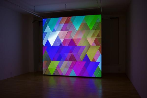 Matthew Biederman at the International Biennial of Digital Art, Montreal