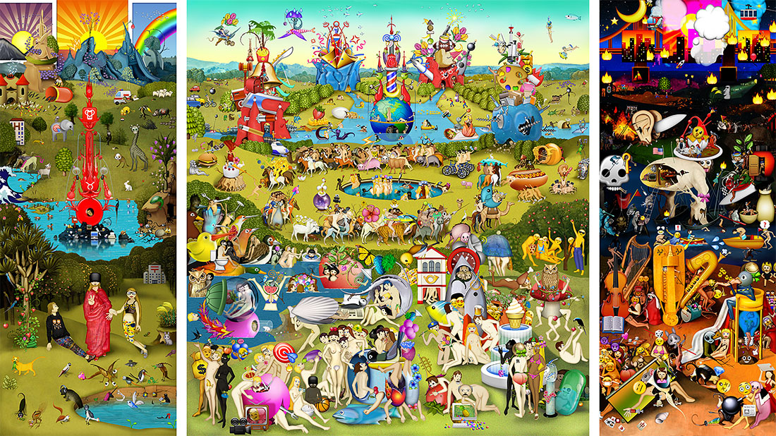 Carla Gannis in group exhibition Monsters of the Machine in Spain